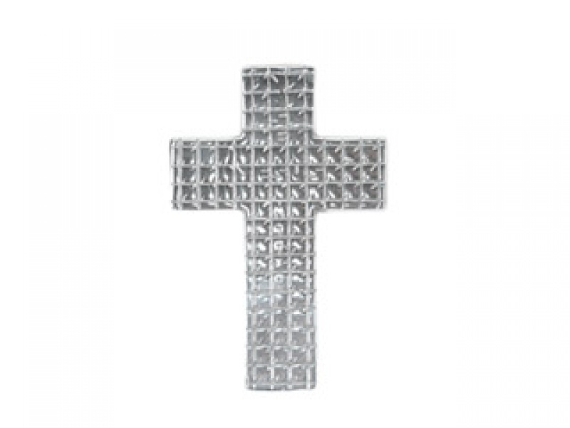 CRUZ JESUS MARIA Y JOSE CH CRUZ EN PEWTER